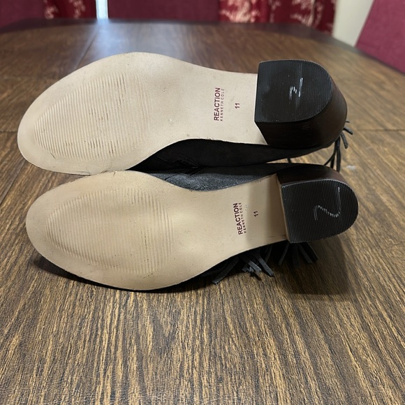 Kenneth Cole Reaction Rotini Fringe Putty Suede Women’s Booties, Size US 11 - Picture 9 of 12